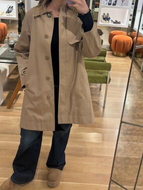 Sam Edelman Lightweight Cream Trench Coat